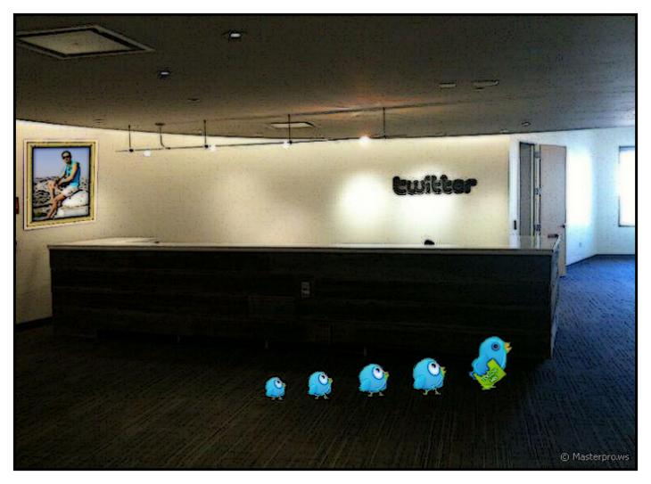 Вариант дизайна офиса Твиттера в Сан-Франциско - от Masterpro